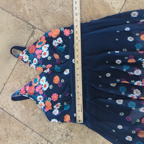 BloomChic Mesh Overlay Swim Sundress - Picture 13 of 17